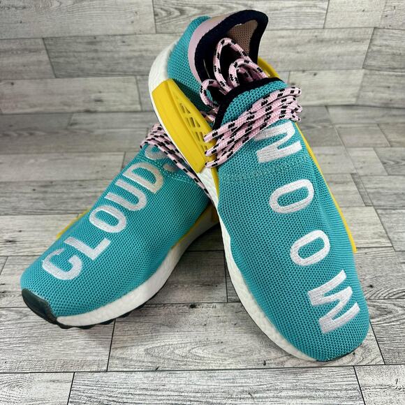 Adidas Pharrell Williams Hu NMD Shoes Mens Size 10 Boost Cloud